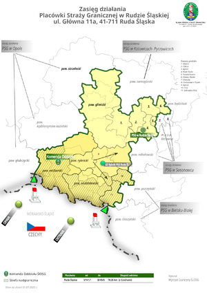PSG Ruda Śląska mapa zasięg