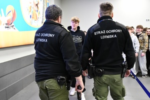  Szkolenie taktyczne z zakresu działań interwencyjnych w przypadku wystąpienia zagrożenia terrorystycznego w Międzynarodowym Porcie Lotniczym Katowice w Pyrzowicach.