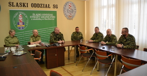 Spotkanie Komendanta ŚlOSG z uczestnikami misji w Macedonii