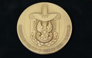 Medal pamiątkowy z okazji 100. rocznicy powołania Biskupstwa Polowego w Polsce 