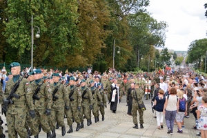 Pielgrzymi na Jasnej Górze 