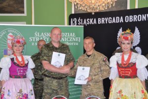 Podpisanie porozumienia z 13. Śląską Brygadą Obrony Terytorialnej