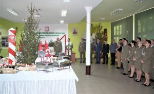 spotkanie wigilijne w komendzie oddziału 