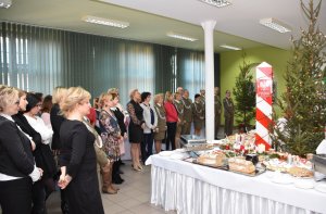spotkanie wigilijne w komendzie oddziału 