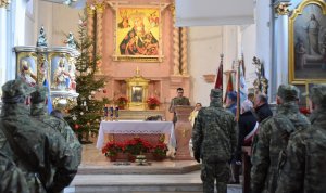 uroczystość w kościele w Kończycach Małych 