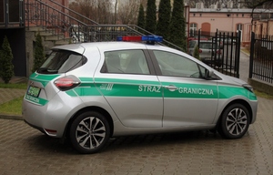 Samochód służbowy Straży Granicznej 