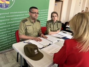 Funkcjonariusze Śląskiego Oddziału Straży Granicznej 