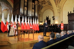 Uroczystość podpisania ustawy o ustanowieniu Narodowego Dnia Powstań Śląskich 