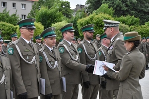Odznaczani i awansowani funkcjonariusze SG 