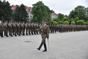 Dowódca uroczystości mjr SG Sławomir Rasek 