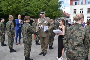 Uroczyste ślubowanie patronackich klas Straży Granicznej w Raciborzu Uroczyste ślubowanie patronackich klas Straży Granicznej w Raciborzu