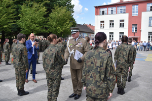 Uroczyste ślubowanie patronackich klas Straży Granicznej w Raciborzu Uroczyste ślubowanie patronackich klas Straży Granicznej w Raciborzu