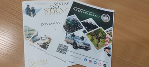 Ulotki informacyjne dotyczące naboru do służby w Śląskim Oddziale Straży Granicznej Ulotki informacyjne dotyczące naboru do służby w Śląskim Oddziale Straży Granicznej