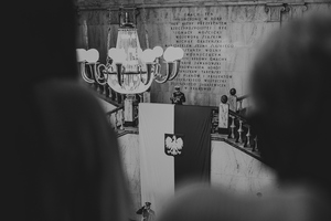 Uczczenie minutą ciszy zmarłej funkcjonariuszki Uczczenie minutą ciszy zmarłej funkcjonariuszki