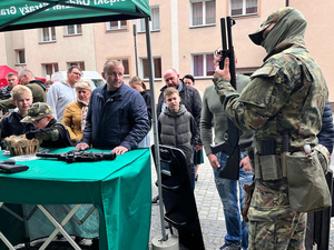Stanowisko wystawiennicze Śląskiego Oddziału SG w Raciborzu Stanowisko wystawiennicze Śląskiego Oddziału SG w Raciborzu