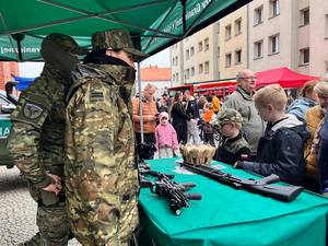 Stanowisko wystawiennicze Śląskiego Oddziału SG w Raciborzu Stanowisko wystawiennicze Śląskiego Oddziału SG w Raciborzu