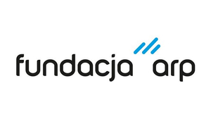Logotyp z napisem: fundacja arp Logotyp z napisem: fundacja arp