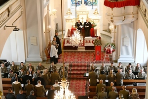 Nabożeństwo w kościele Apostołów Piotra i Pawła Nabożeństwo w kościele Apostołów Piotra i Pawła