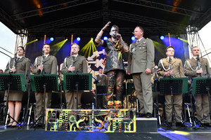 Koncert zespołu Oberschlesien i Orkiestry Reprezentacyjnej Straży Granicznej z Nowego Sącza Koncert zespołu Oberschlesien i Orkiestry Reprezentacyjnej Straży Granicznej z Nowego Sącza