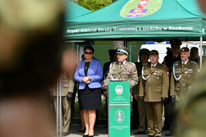  Okolicznościowe przemówienie Komendant Śląskiego Oddziału SG gen. bryg. SG Andrzeja Jakubaszka