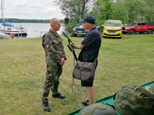 Płk SG Adam Kurek, Zastępca Komendanta Śląskiego Oddziału Straży Granicznej udziela wywiadu