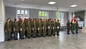  Uroczyste wręczenie aktów mianowania na stopień kaprala Straży Granicznej.