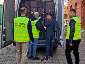  Zatrzymanie cudzoziemca przez funkcjonariuszy Placówki SG w Opolu
