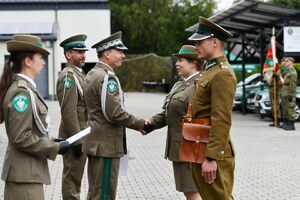  Wręczanie wyróżnień, odznaczeń, aktów mianowań na kolejne stopnie służbowe w Straży Granicznej.