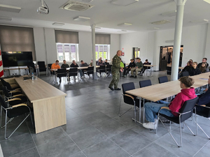 Zajęcia z uczniami klas o profilu mundurowym