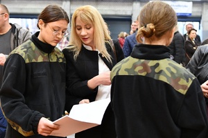 Uroczyste ślubowanie uczniów klas I z Oddziałów o Profilu Mundurowym