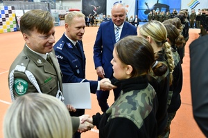 Uroczyste ślubowanie uczniów klas I z Oddziałów o Profilu Mundurowym