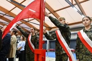 Uroczyste ślubowanie uczniów klas I z Oddziałów o Profilu Mundurowym