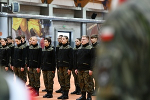 Uroczyste ślubowanie uczniów klas I z Oddziałów o Profilu Mundurowym