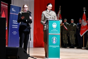 Uroczystość z okazji Narodowego Święta Niepodległości w Śląskim Oddziale Straży Granicznej