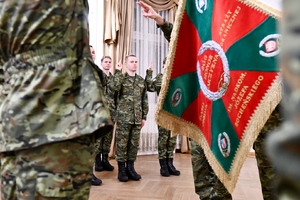 Uroczyste ślubowanie 14 nowych funkcjonariuszy Śląskiego Oddziału Straży Granicznej