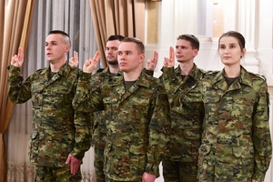 Uroczyste ślubowanie 14 nowych funkcjonariuszy Śląskiego Oddziału Straży Granicznej