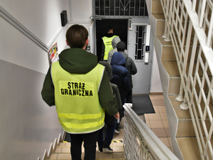 Cudzoziemcy zatrzymani przez funkcjonariuszy PSG w Sosnowcu