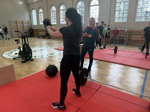  W Komendzie Śląskiego Oddziału SG odbyły się zawody sprawnościowe.