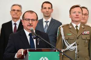  Przemowa jednego z zaproszonych gości.