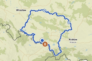  Jubileuszowy rajd rowerowy funkcjonariuszy i pracowników Śląskiego Oddziału Straży Granicznej