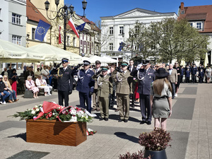  Narodowe Święto Konstytucji 3 Maja na Śląsku i Opolszczyźnie. Oddanie honorów.