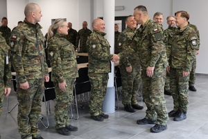  Odprawa kadry kierowniczej Śląskiego Oddziału SG z udziałem Komendanta Głównego SG, gen. dyw. SG Roberta Bagana