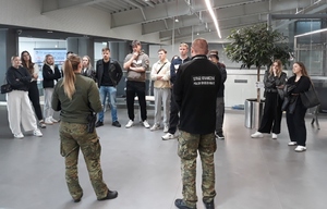  Studenci raciborskiej Akademii Nauk Stosowanych z wizytą na lotnisku w Katowicach-Pyrzowicach