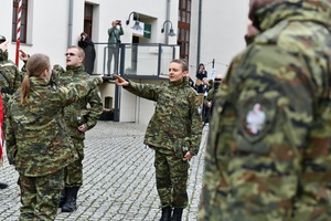 Uroczyste ślubowanie.